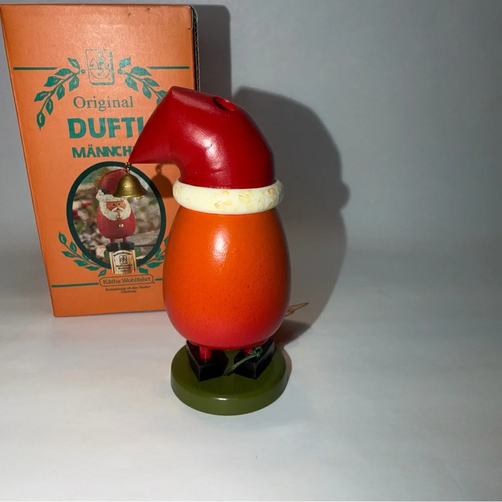 KATHE WOHLFAHRT DUFTL MANNCHEN *SMOKY SANTA* INCENSE SMOKER GERMANY NIB